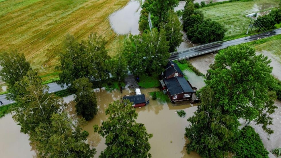 Heavy rains unleash landslides, flooding in Scandinavia