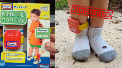 No, this ankle monitor for children does not exist
