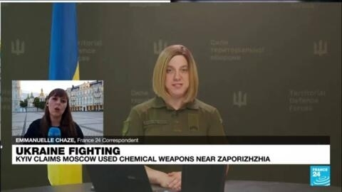 Kyiv claims Moscow used chemical weapons near Zaporizhzhia