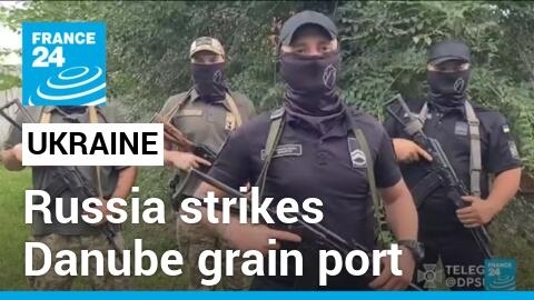 Russia strikes Ukraine's Danube port, driving up global grain prices